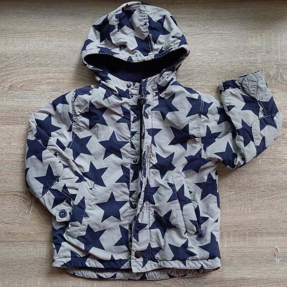 Mini Boden fleece star coat 5-6 years - Picture 9 of 16